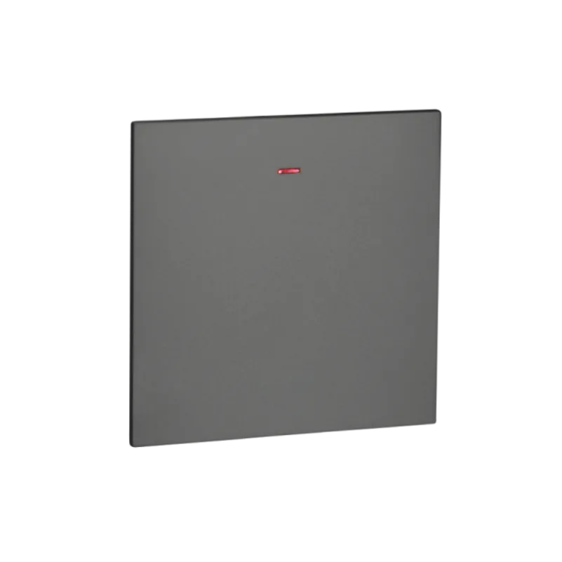 Выкл. 1 кл с инд 10А с/у QUATTRO VELVET GREY UNIT (10)