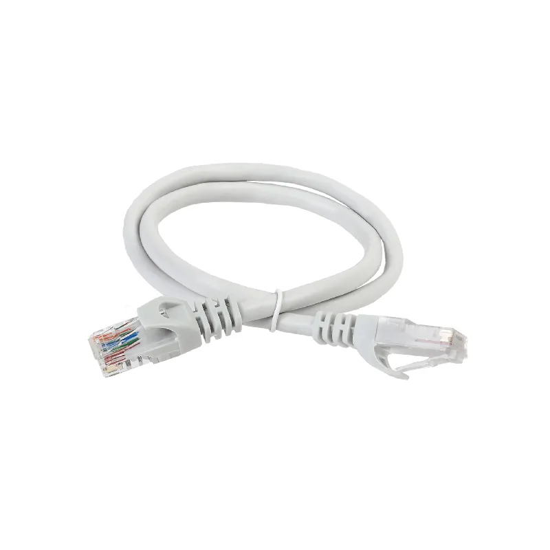 ITK Коммутационный шнур (патч-корд), кат.5Е UTP, 0,5м, серый IEK  E-PRO